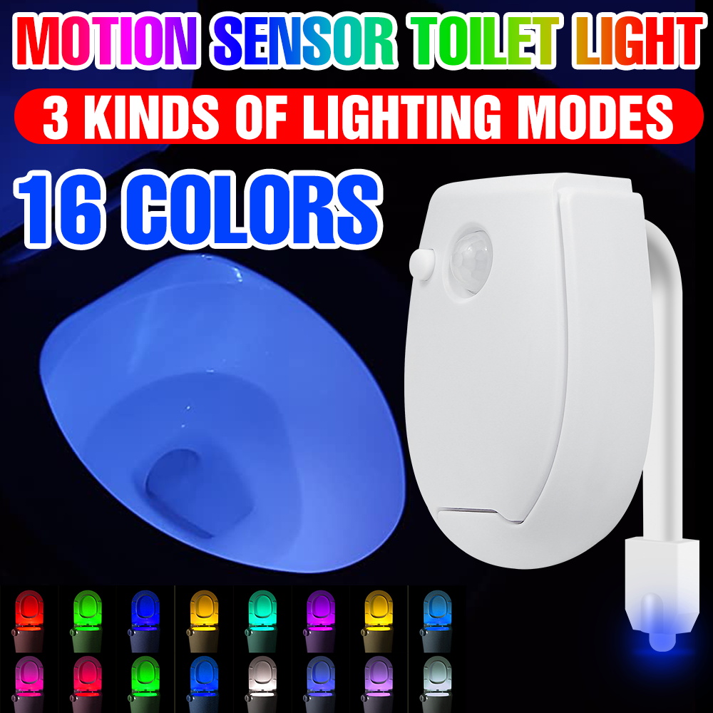 Voice Control Light Bulb - LED Toilet Lamp Smart PIR Motion