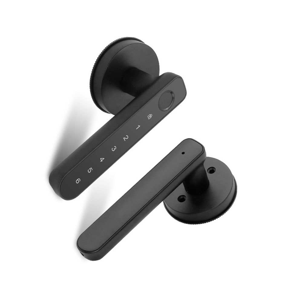 Smart Home Design - Smart Handle Lock with Fingerprint Password