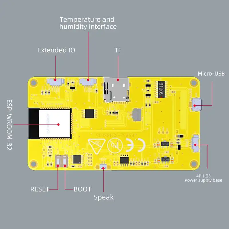 Smart Home Office - ESP32-3248S035 3.5 Inch Smart LCD Display