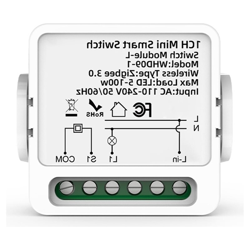Smart Home Google - T21C Voice Control Compatible No Neutral