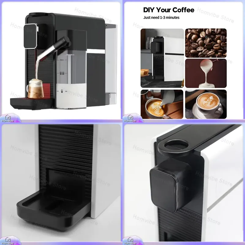 Smart Home Office - Smart Portable Espresso with Milk Frother