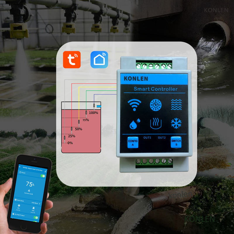 KONLEN Tuya Water Level Sensor - Smart Home Outdoor 评论和价格