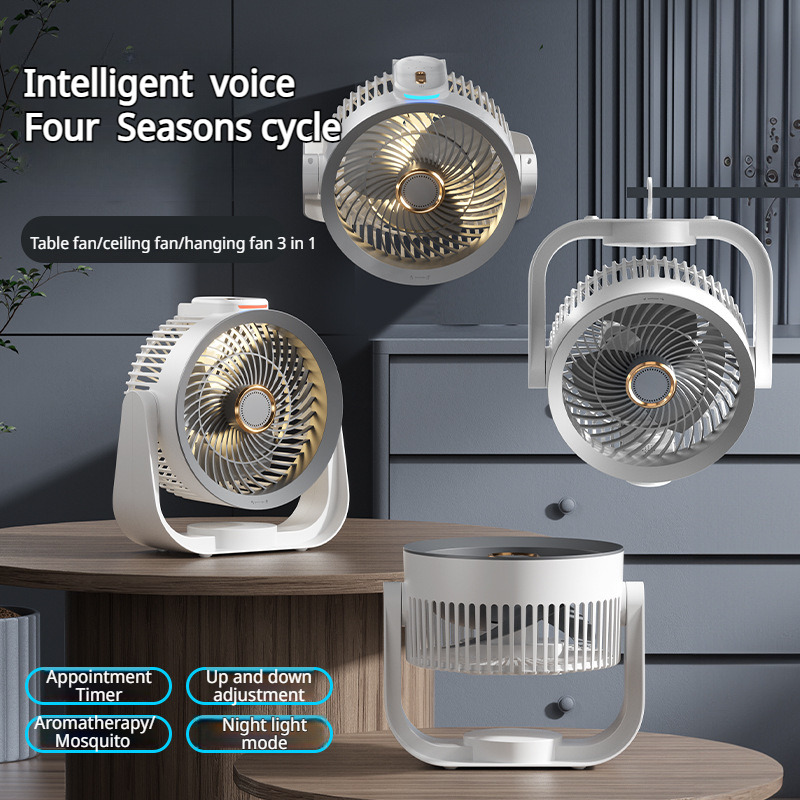 Smart Desk Fan Voice Activated - Smart Home Office 评论和价格