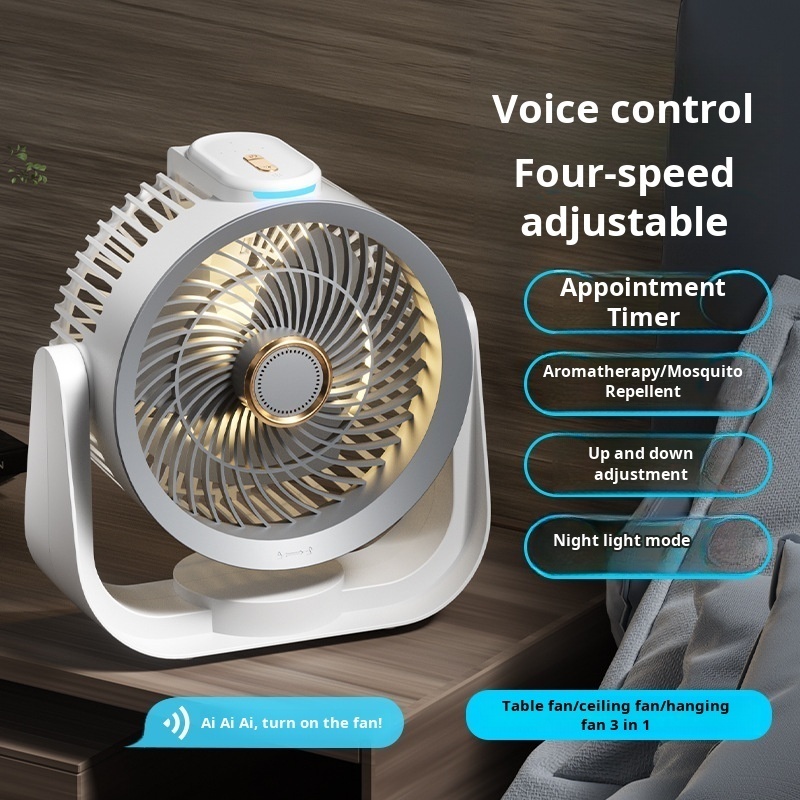 Smart Desk Fan Voice Activated - Smart Home Office 评论和价格