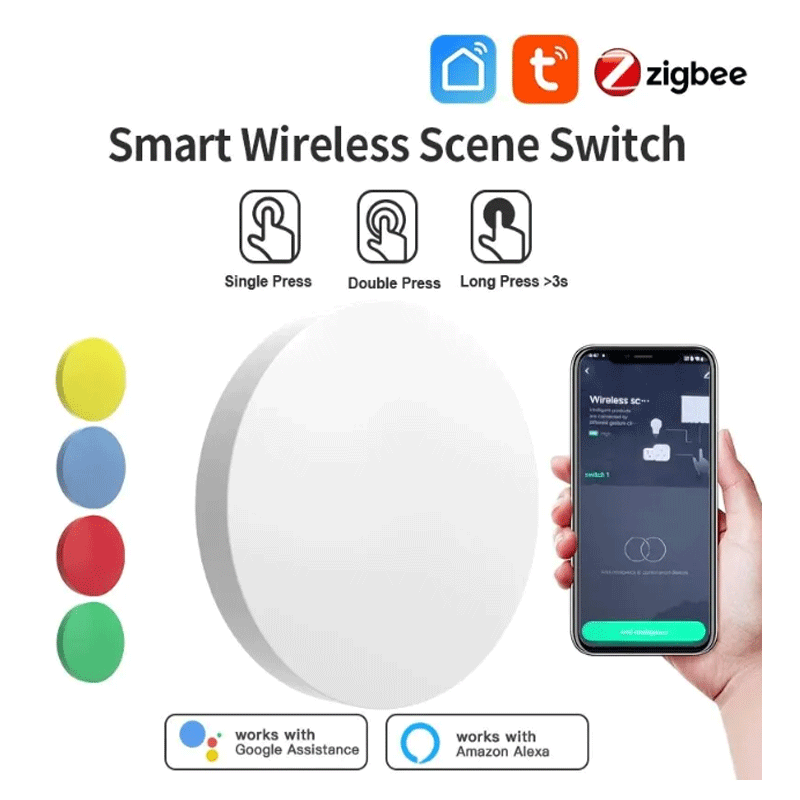 Tuya ZigBee Smart Wireless But - Smart Home Office 评论和价格