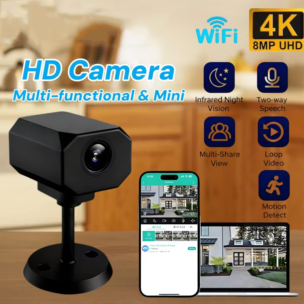 4K HD WiFi Security Camera for - Smart Home Design 评论和价格