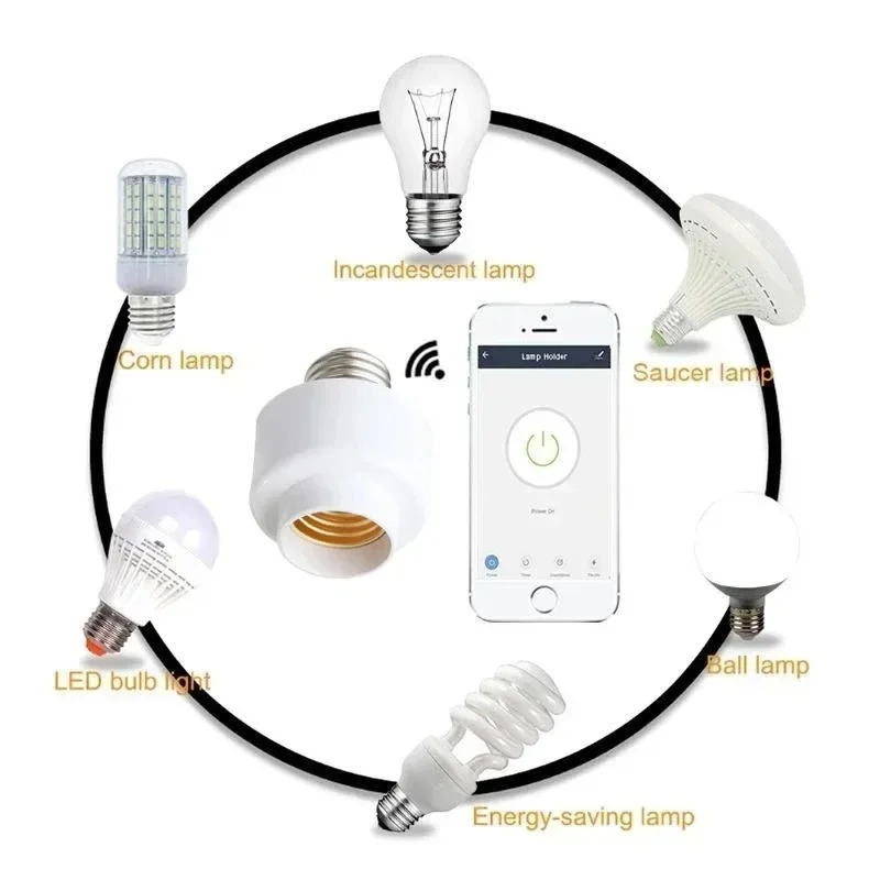 Tuya WIiFi BL E27 Socket Smart - Voice Control Light Bulb 评论和价格