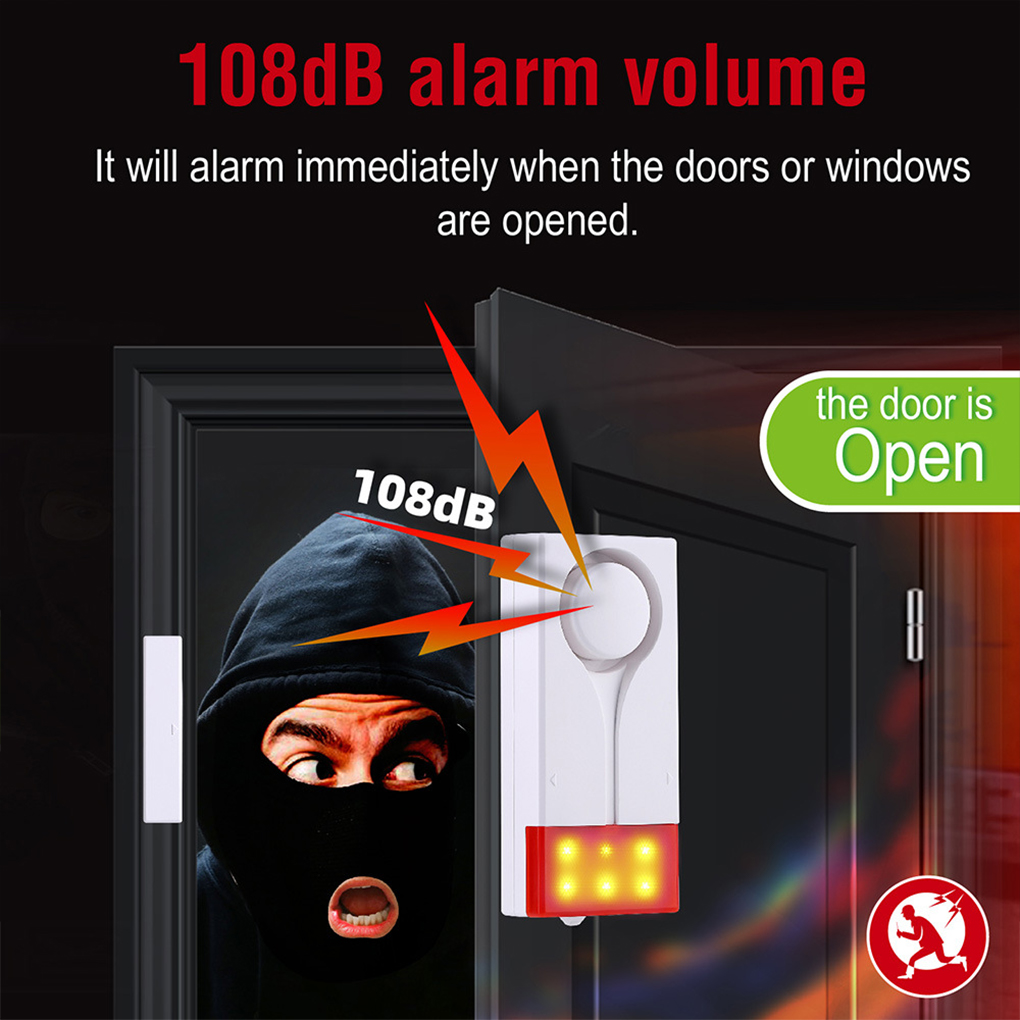 Anti-Theft Alarm 110db Loud Do - Door Window Sensor 评论和价格