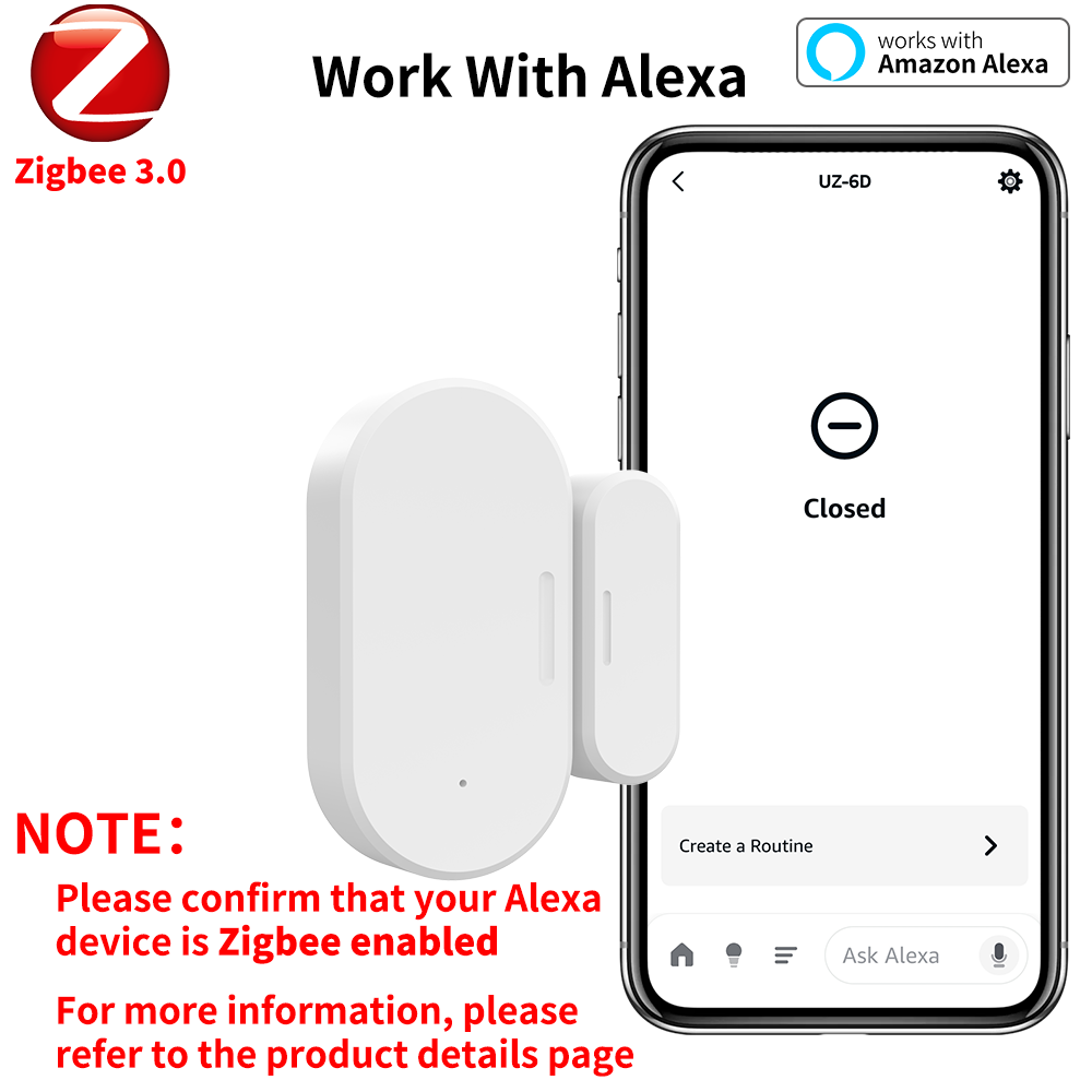 Zigbee Door Window Sensor UZ-5 - Smart Home For Windows 评论和价格