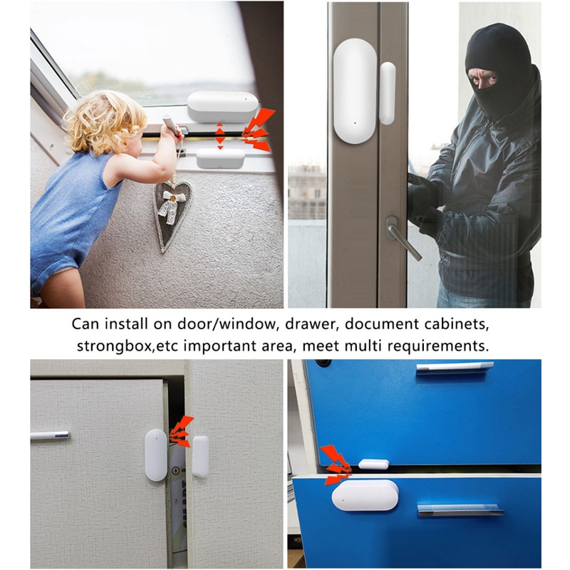 Tuya Smart WiFi Door Sensor Sm - Door Window Sensor 评论和价格