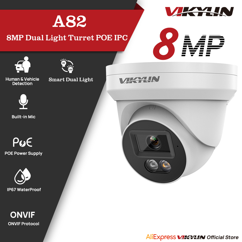 VIKYLIN 8MP IP Security Camera - Smart Home Microsoft 评论和价格