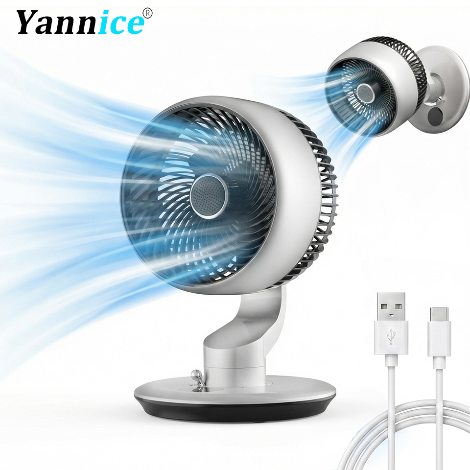 7800mAh USB Desk Fan 5 Speed A - Smart Bathroom Fan 评论和价格