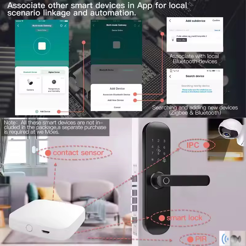 MOES Tuya ZigBee3.0 Smart Hub, - Smart Home Technology 评论和价格