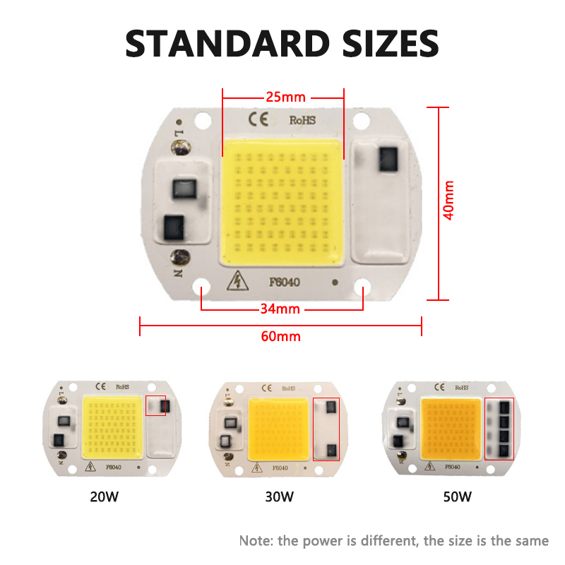 3000K 6000K LED COB Chip Light - Smart Home Outdoor 评论和价格