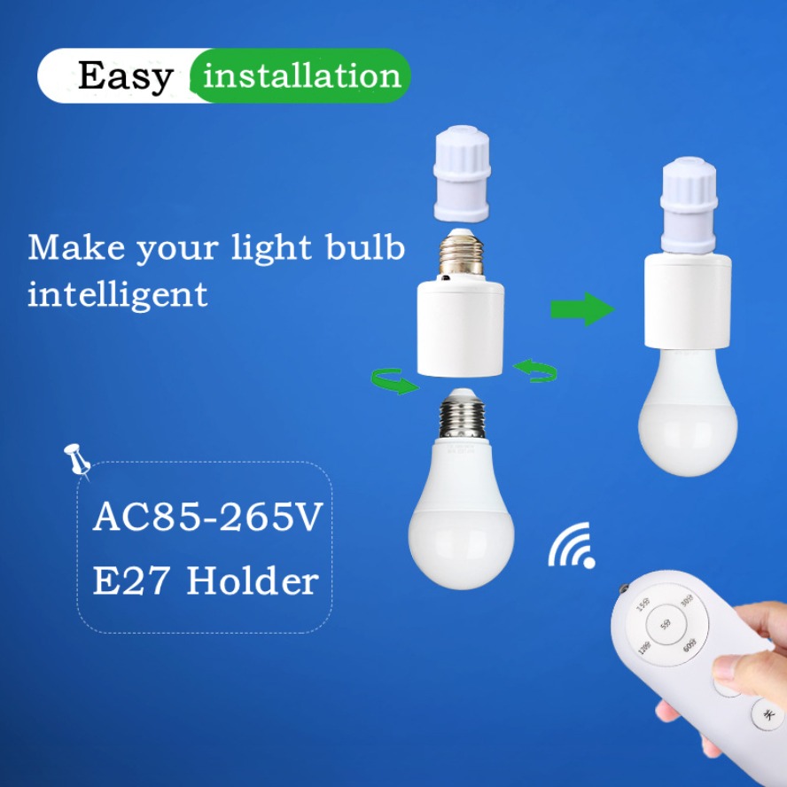 E27 Smart Wireless Remote Cont - Voice Control Light Bulb 评论和价格