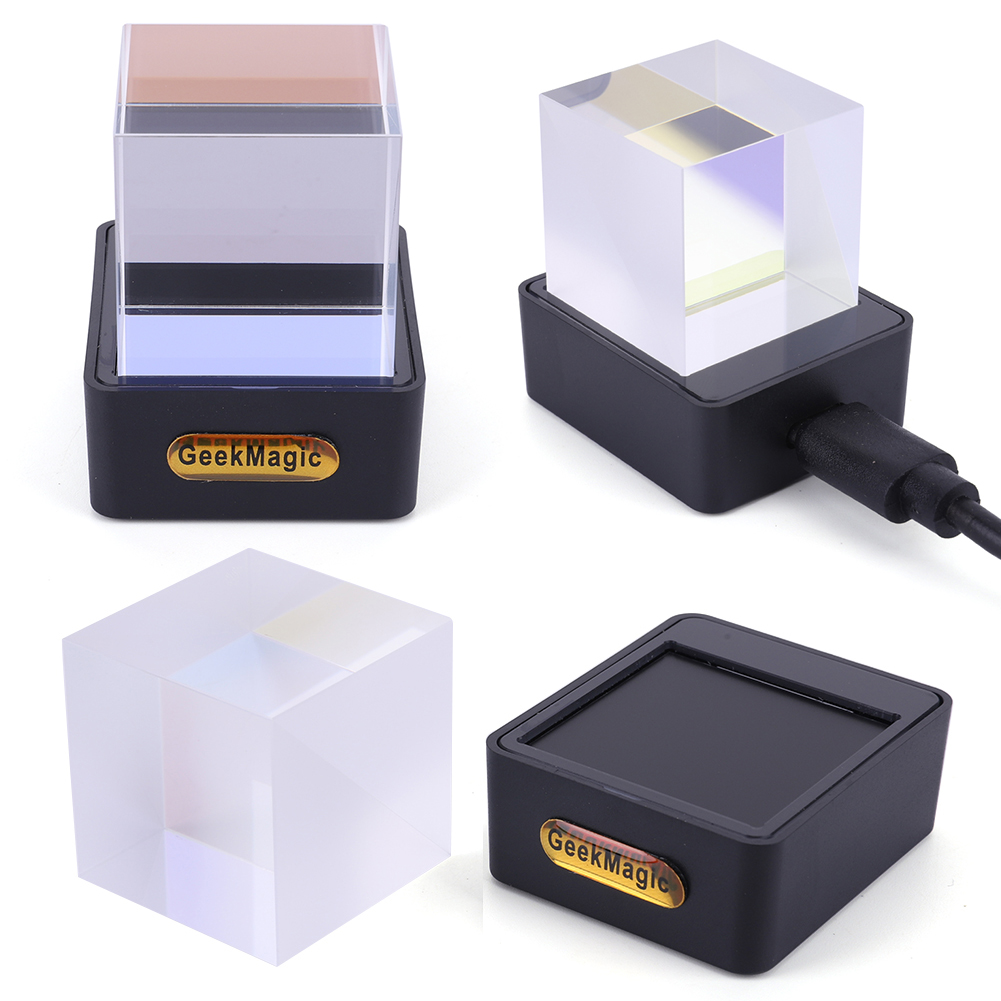 Crystal Cube Photo Display Hol - Smart Home Office 评论和价格