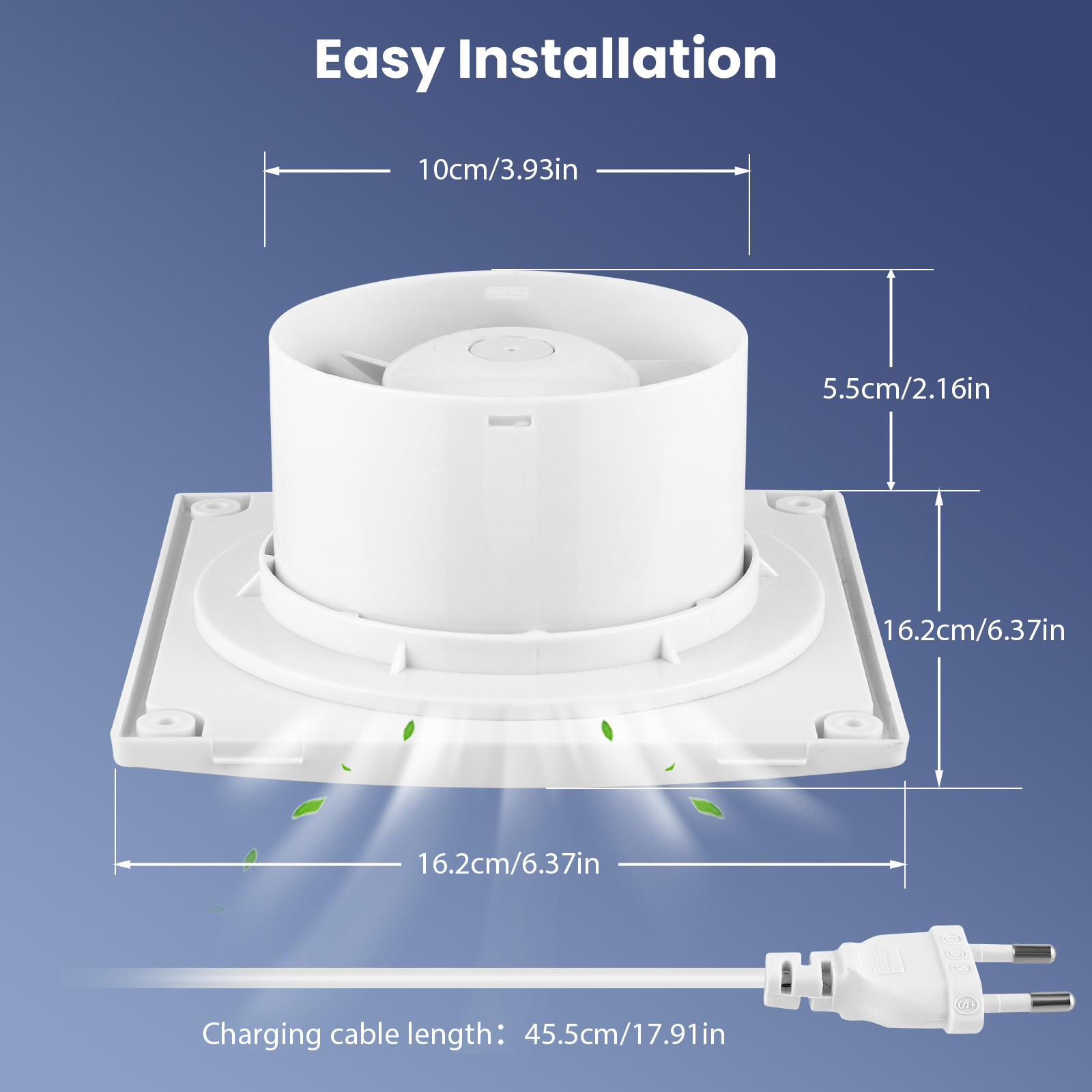 100mm Bathroom Exhaust Fan Dou - Smart Bathroom Fan 评论和价格