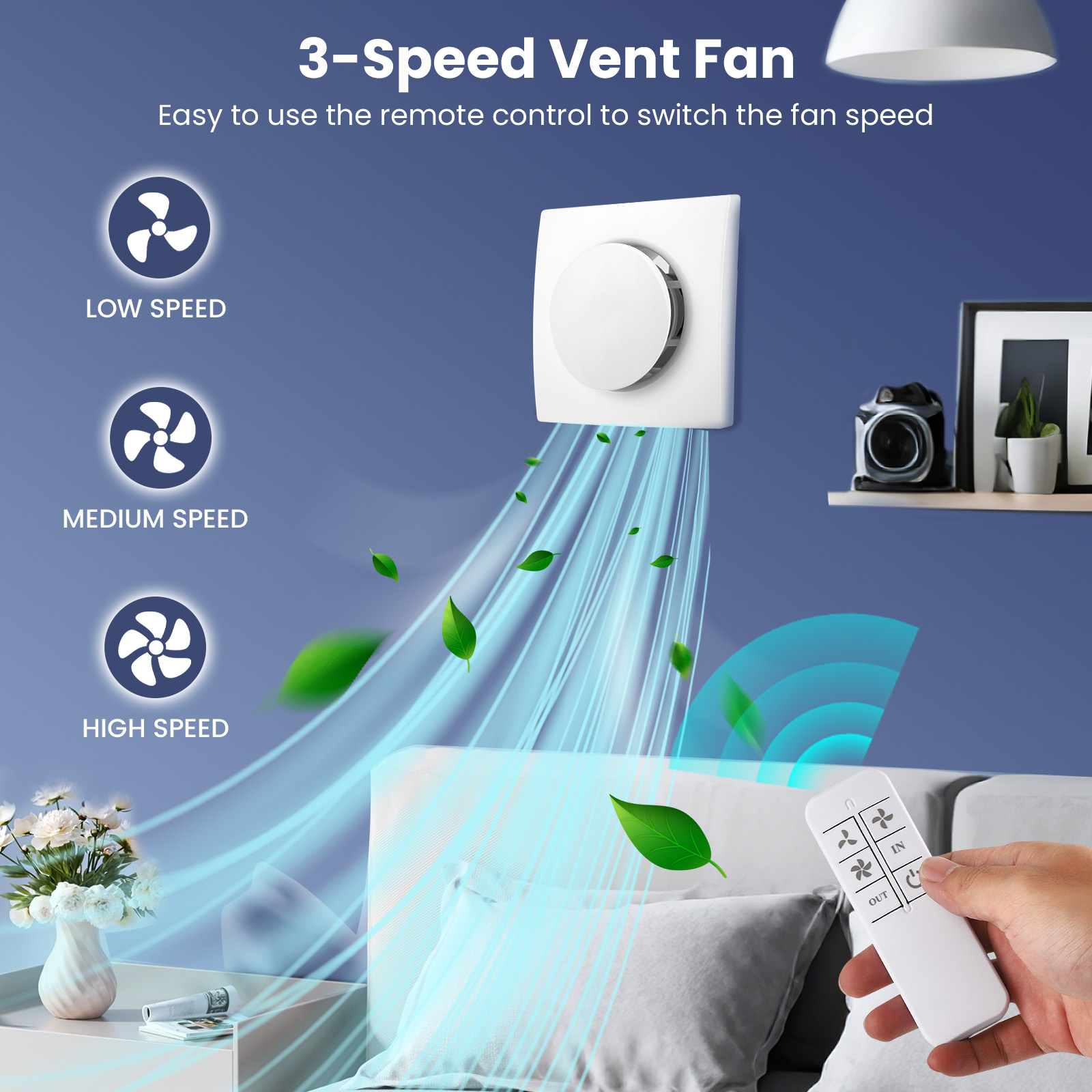 100mm Bathroom Exhaust Fan Dou - Smart Bathroom Fan 评论和价格