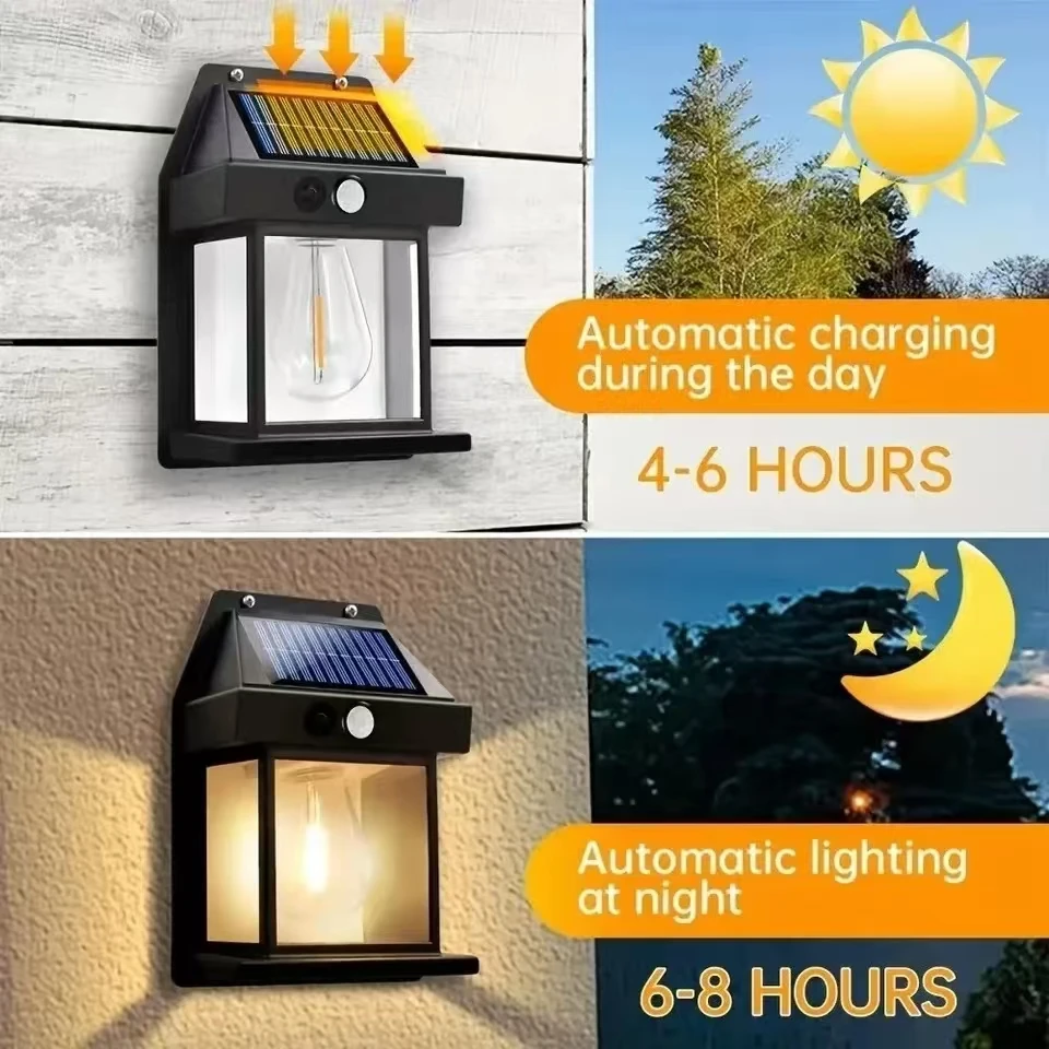 Outdoor Solar Tungsten Wall Li - Voice Control Light Bulb 评论和价格