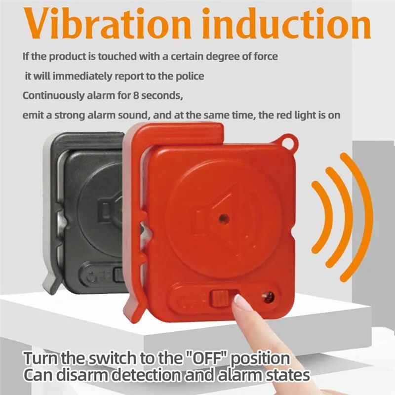 FULL-Vibration Alarm Sensors 1 - Door Window Sensor 评论和价格