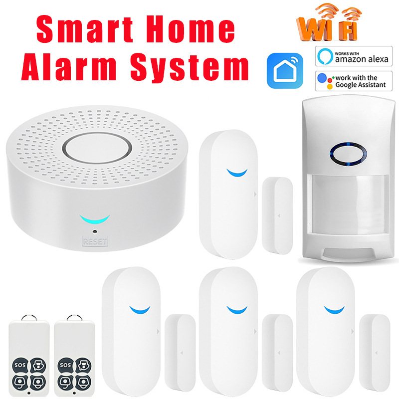 433MHz Smart Home Tuya WiFi Do - Door Window Sensor 评论和价格