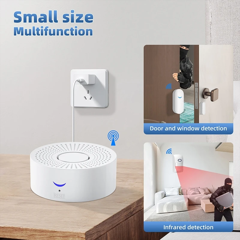 433MHz Smart Home Tuya WiFi Do - Door Window Sensor 评论和价格