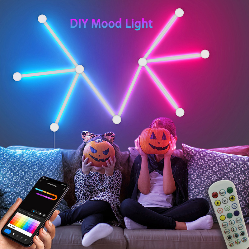 Smart RGB Wall Lamp, Bluetooth - Smart Home Tv 评论和价格