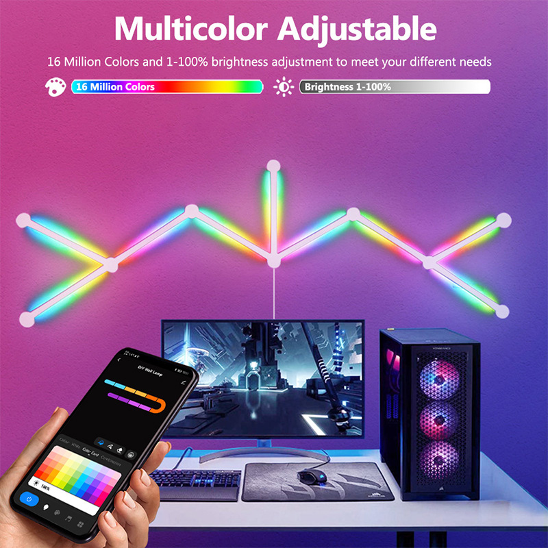 Smart RGB Wall Lamp, Bluetooth - Smart Home Tv 评论和价格