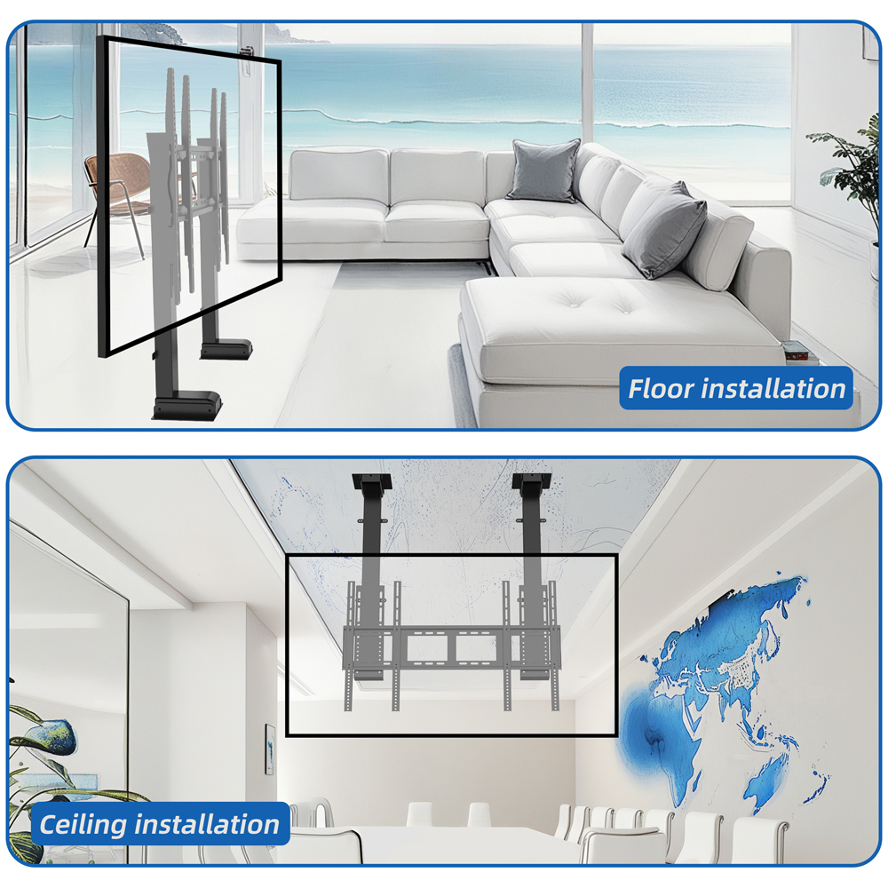 Electric Height Adjustable 65- - Smart Home Tv 评论和价格