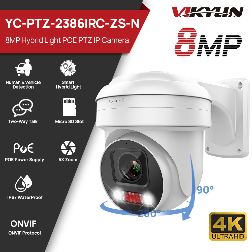 Vikylin PTZ 5X Optical Zoom 8M - Smart Home Microsoft 评论和价格