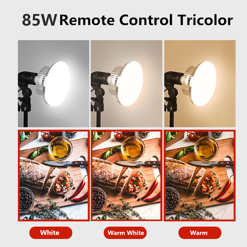 85W LED Photographic Lighting  - Voice Control Light Bulb 评论和价格