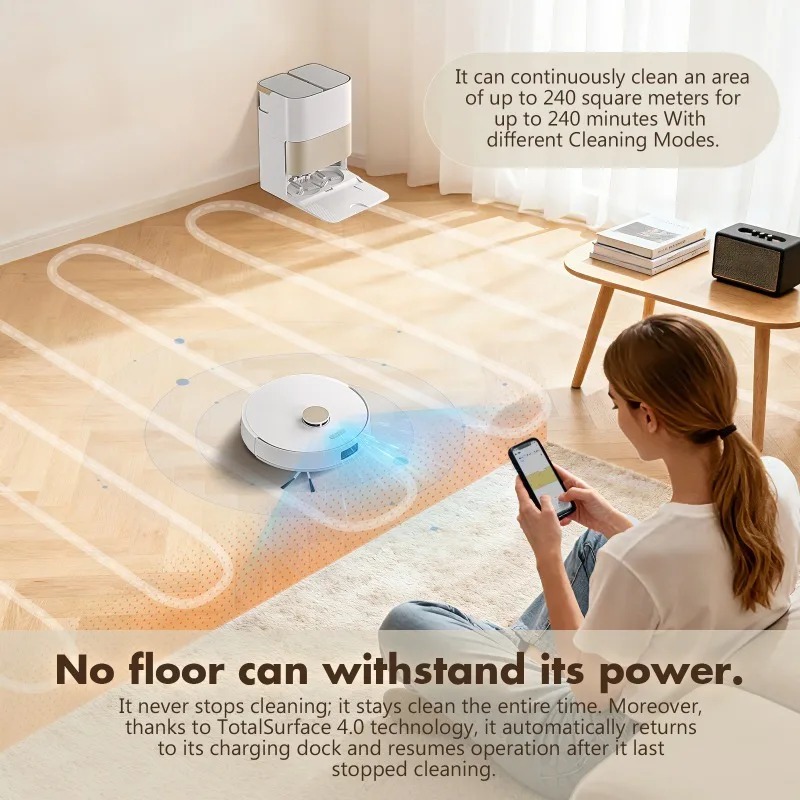 Robotic Vacuum Cleaner, Wet Dr - Smart Home Robot 评论和价格