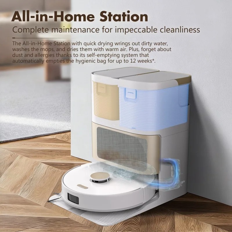 Robotic Vacuum Cleaner, Wet Dr - Smart Home Robot 评论和价格
