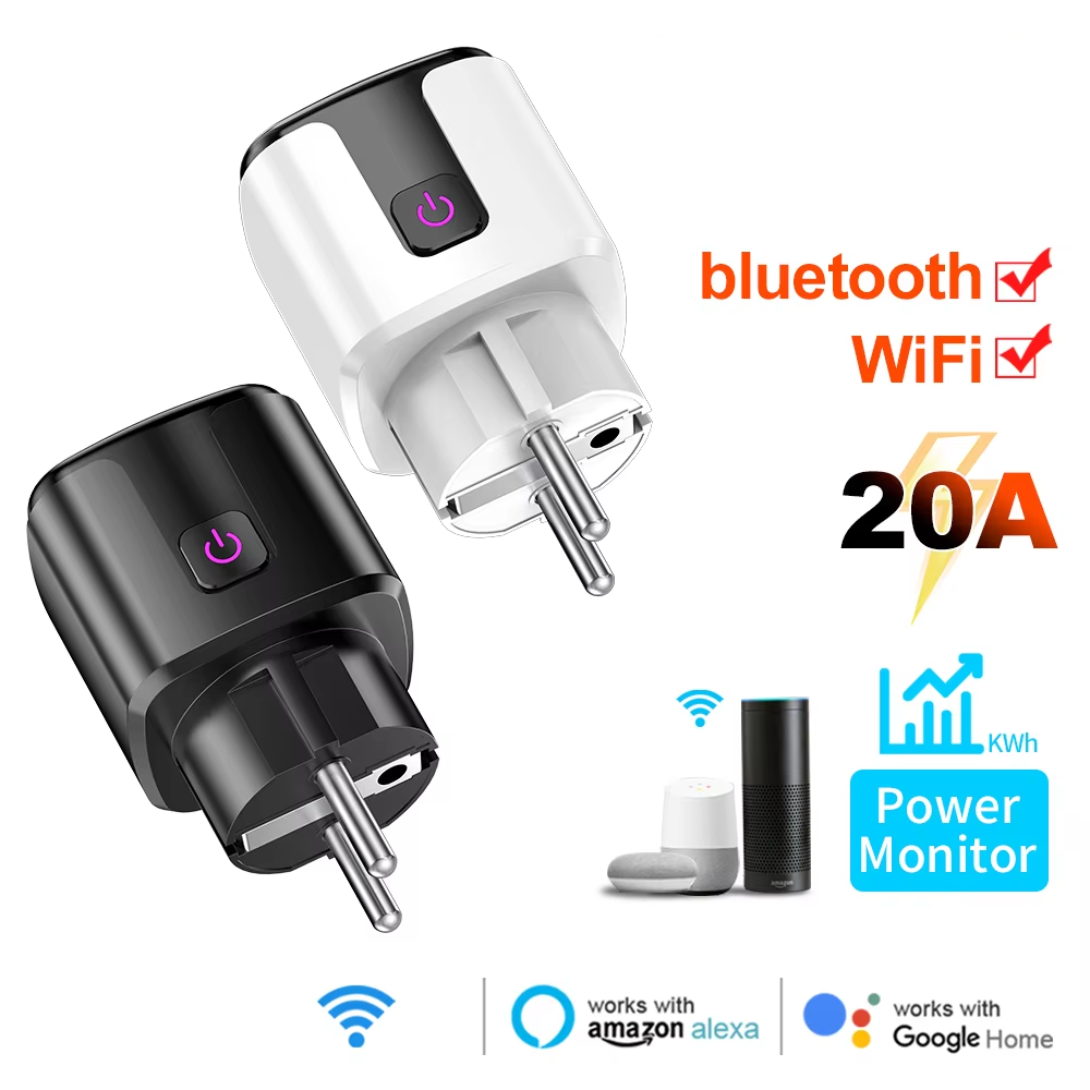 Smart 20A EU Plug WiFi+Bluetoo - Smart Home Technology 评论和价格