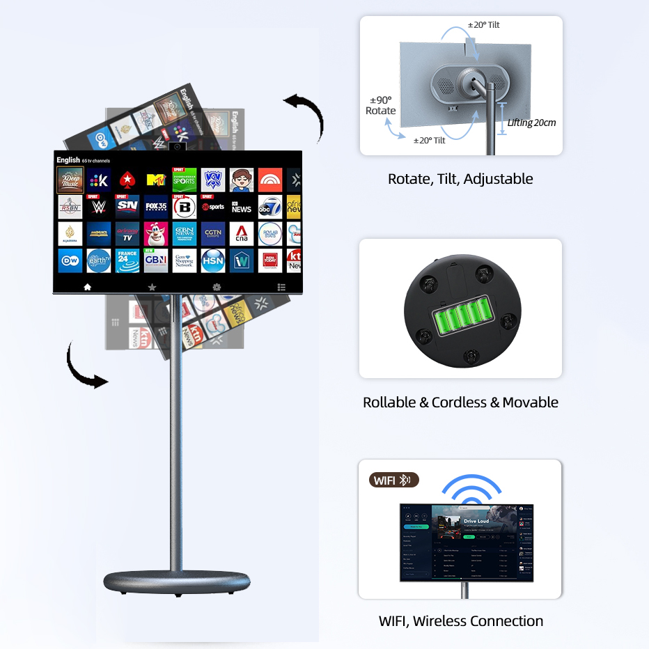 Smart Portable TV Display Mobi - Smart Home Tv 评论和价格