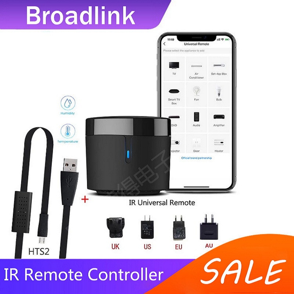 Broadlink RM4mini+HTS2 EU/UK/U - Smart Home Box 评论和价格