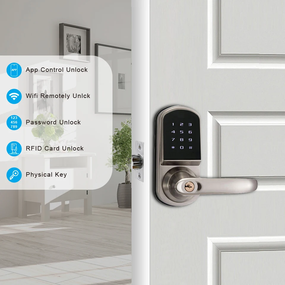 Zinc Alloy Smart Door Lock wit - Airbnb Smart Home 评论和价格