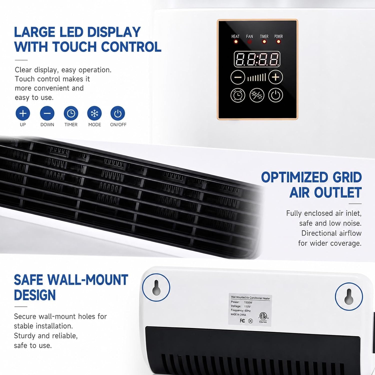 Wall Mounted Air Conditioner 2 - Smart Bathroom Fan 评论和价格