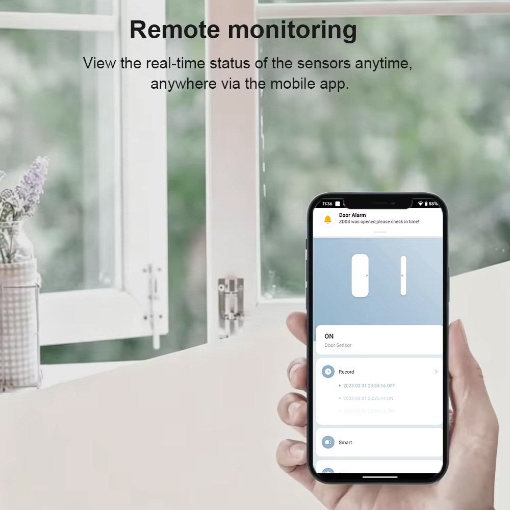 Zigbee 3.0 Door Window Sensor  - Door Window Sensor 评论和价格