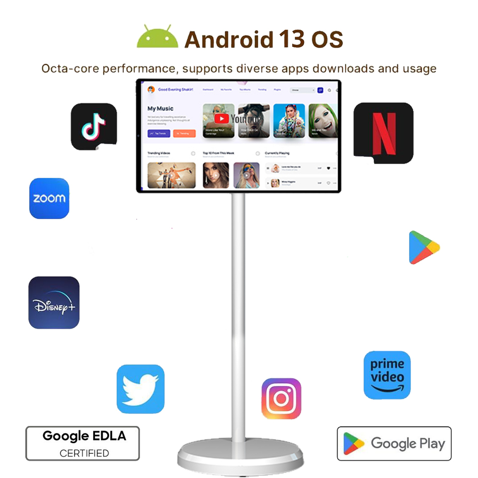 21.5 Inch LED White Battery-Po - Smart Home Tv 评论和价格