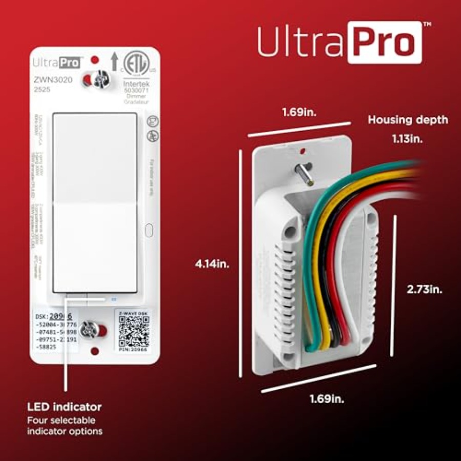Z-Wave Plus Long Range in-Wall - Smart Home Plus 评论和价格