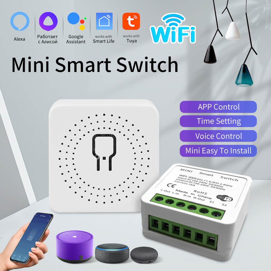 16A 20A Tuya Smart WiFi Switch - Smart Home Google 评论和价格