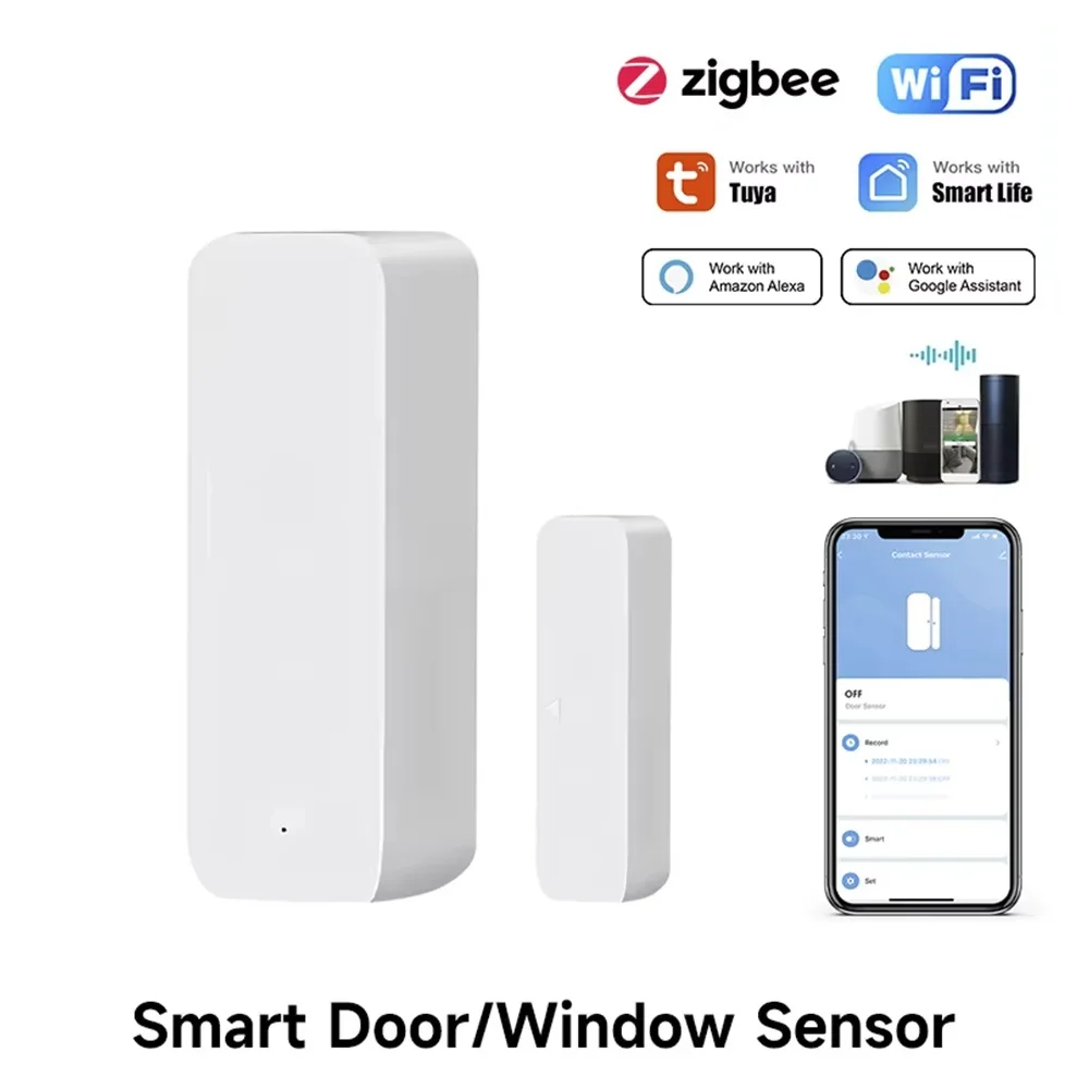 Tuya Zigbee/WiFi Magnetic Door - Door Window Sensor 评论和价格