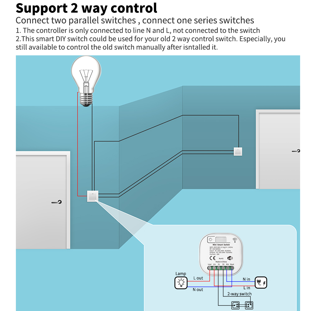 Tuya WiFi Smart Self-Powered L - Smart Home Google 评论和价格