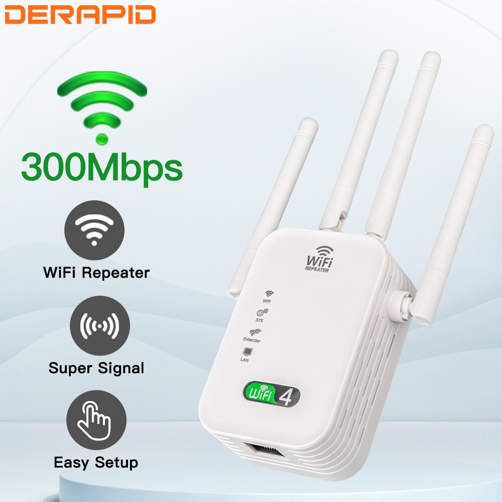 300M WIFi Repeater Wi-Fi Ampli - Smart Home Office 评论和价格