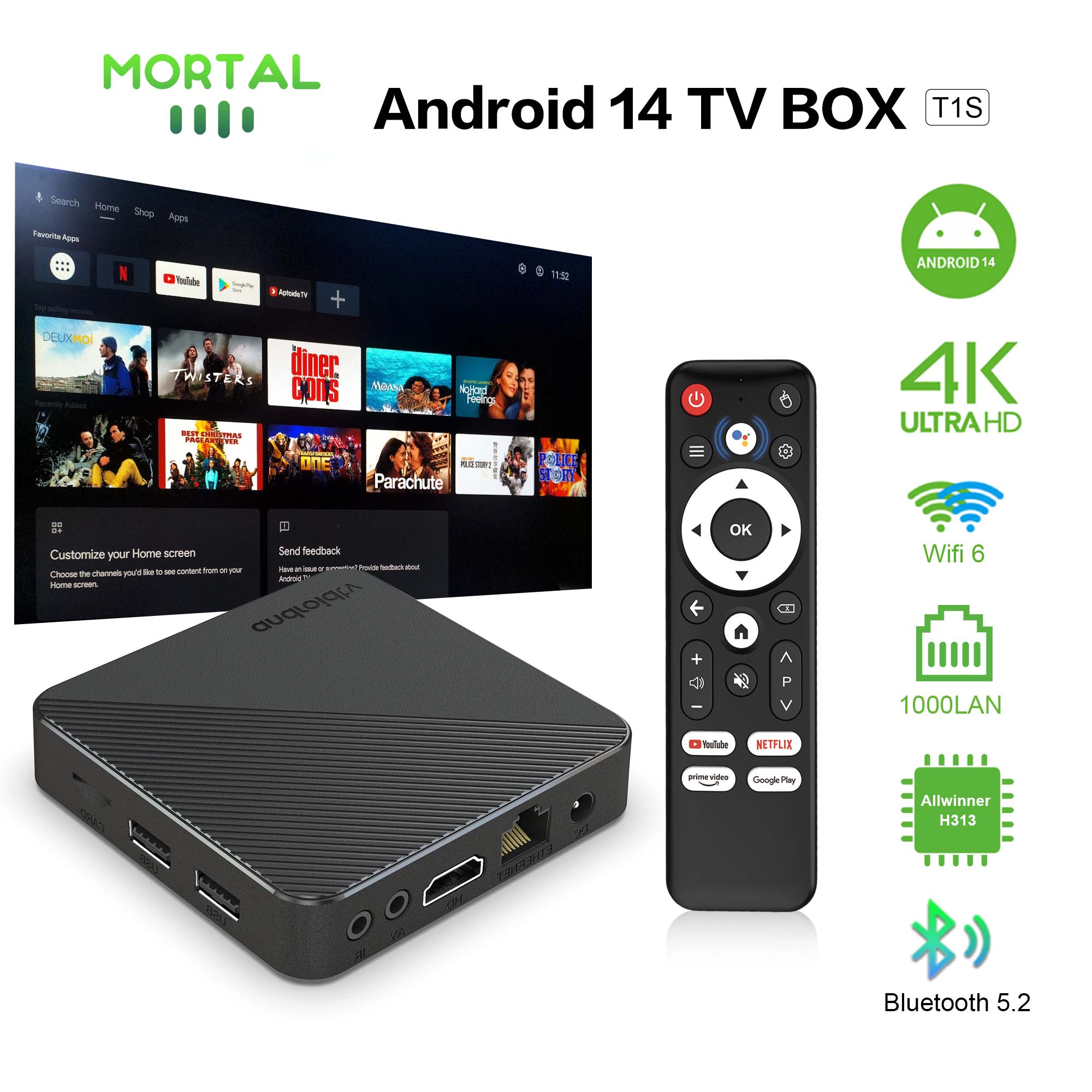 Android14 TV Box Smart Home Th - Smart Home Plus 评论和价格