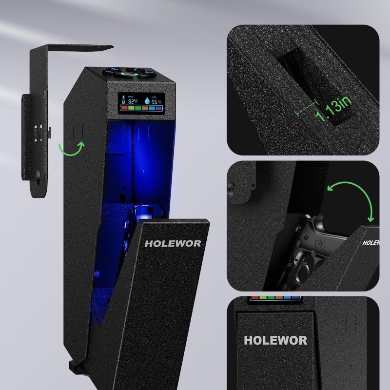 Smart Fingerprint Handgun Safe - Smart Home Box 评论和价格