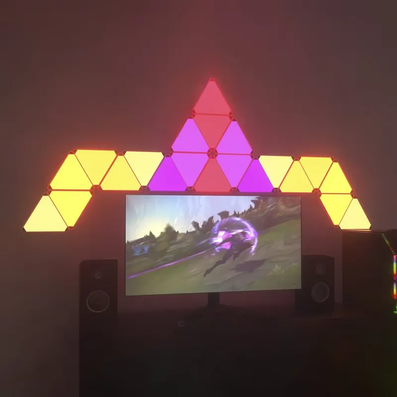 Banqcn Triangle LED Gaming Set - Smart Home Google 评论和价格