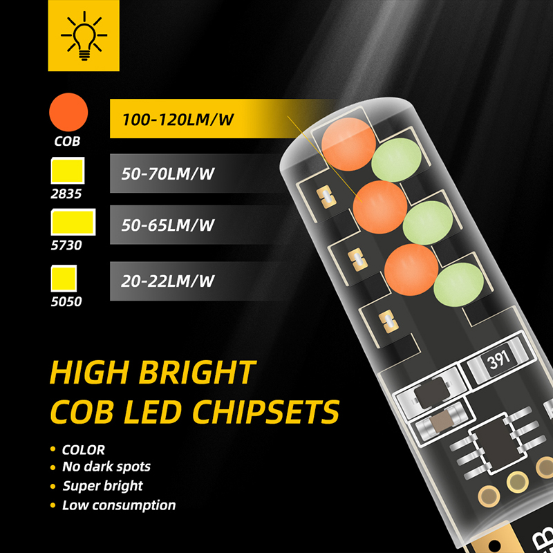 1set T10 W5w RGB LED Bulb Remo - Voice Control Light Bulb 评论和价格